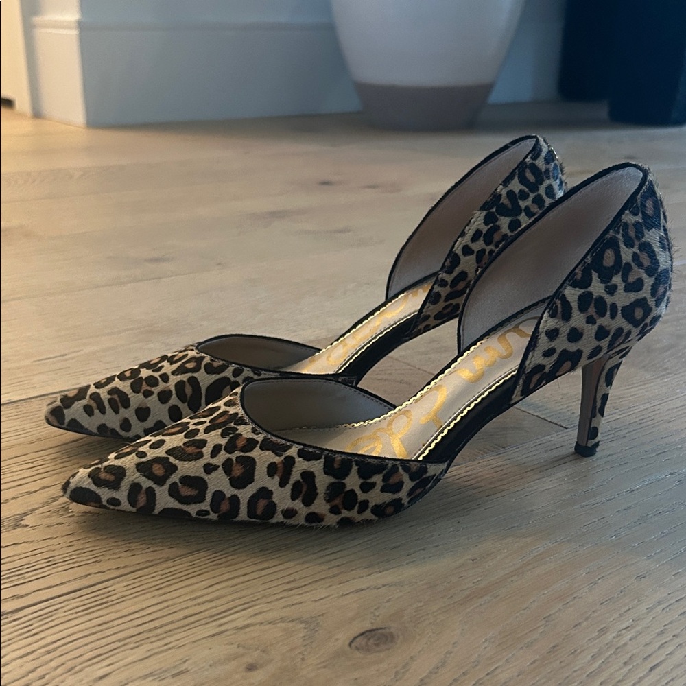 Sam Edelman Leopard Print Heels